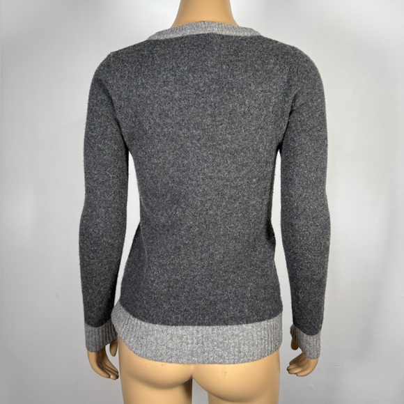 Twik La Maison Simons Women’s Size P/S 100% Wool Diamond Sweater - Picture 2 of 7